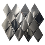 Diamond-Stainless steel- Silver